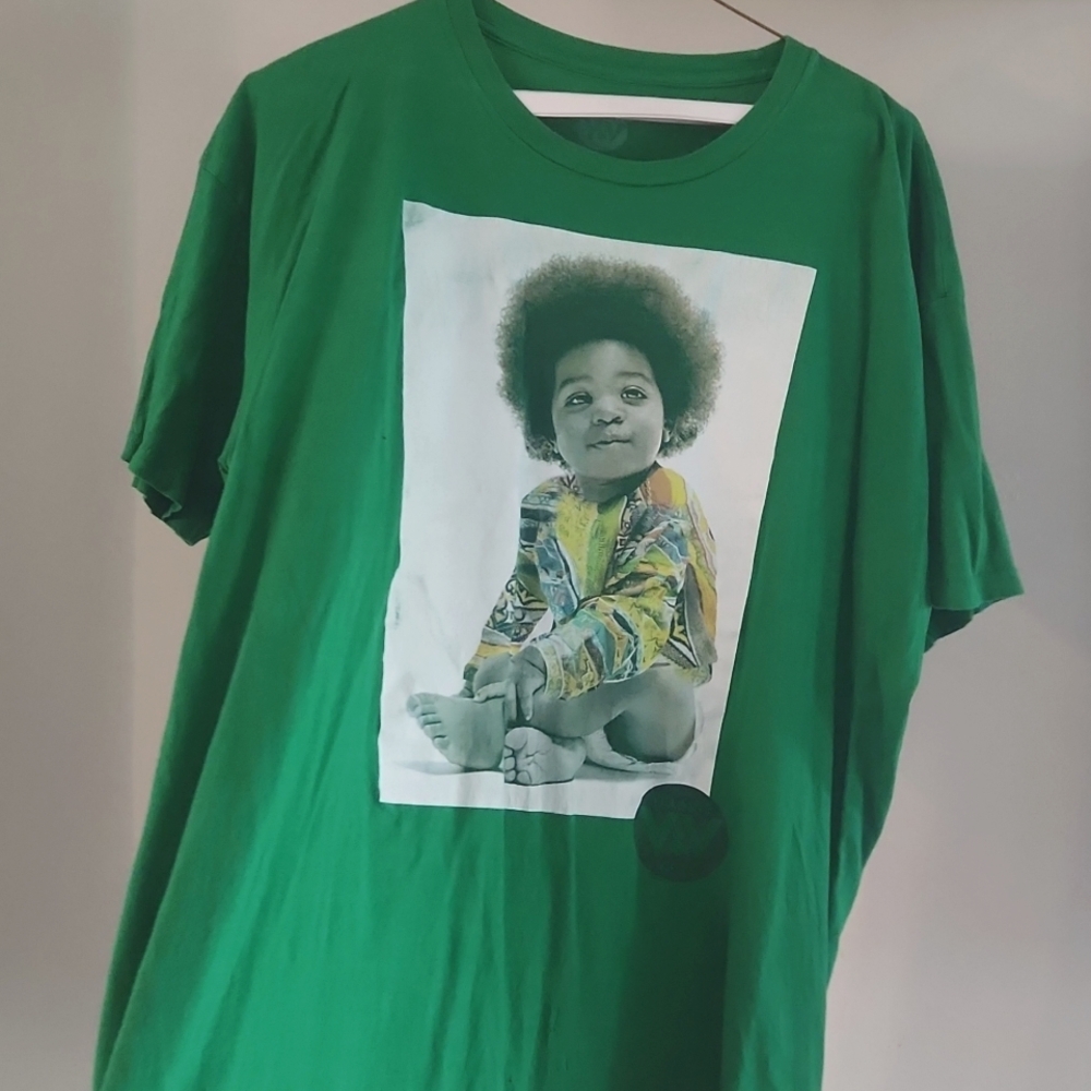 2XL Green Biggie Baby short sleeve t-shirt